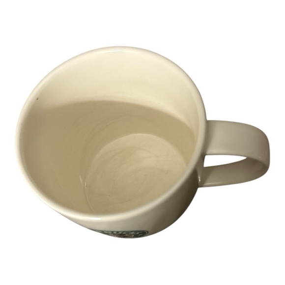 Starbucks Coffee Cup Mug 2008 New Bone China 12 Oz Off White - Picture 4 of 4